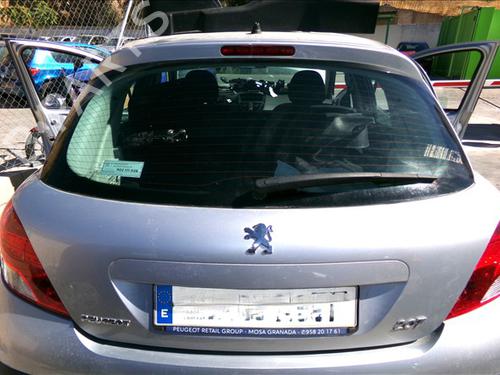 Used Tailgate PEUGEOT 207 (WA_, WC_) 1.4 HDi (68 hp) 28689761