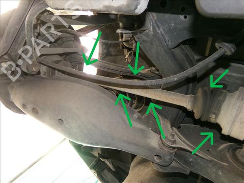 Used Right rear driveshaft MERCEDES-BENZ C-CLASS Coupe (CL203) C 200 Kompressor (203.745) (163 hp) 30494004