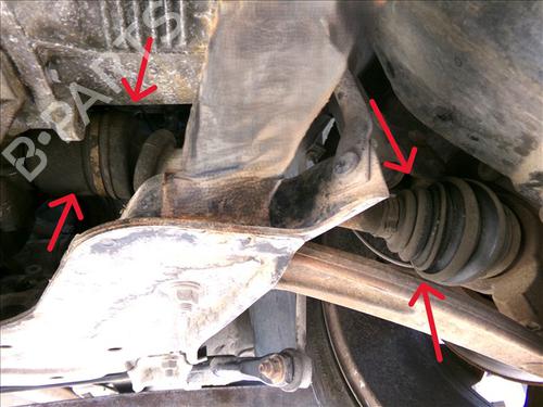 Used Left front driveshaft CITROËN C4 Coupe (LA_) 1.6 HDi (109 hp) 27625285