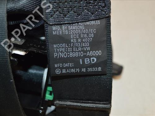 Rear left seatbelt HYUNDAI i30 (GD) 1.4 CRDi | BP24566655I29 