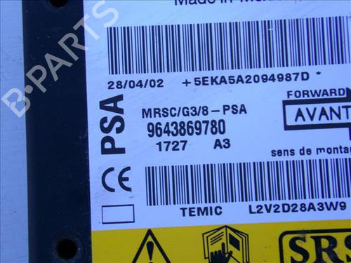 ECU airbags PEUGEOT 607 (9D, 9U) 2.2 HDi | BP24858353M53 