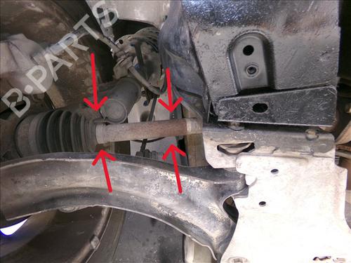 Used Right front driveshaft RENAULT MODUS / GRAND MODUS (F/JP0_) 1.5 dCi (FP0D, JP0D) (82 hp) 28509575