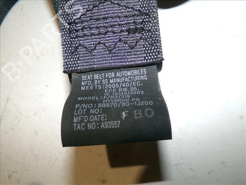 Front right seatbelt HYUNDAI i20 I (PB, PBT) 1.2 | BP24562958I25 