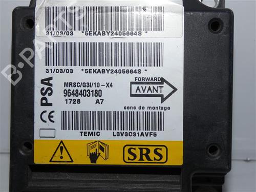 Used ECU airbags CITROËN C5 I Break (DE_) 2.0 HDi (DERHZB, DERHZE) (109 hp) 24569441