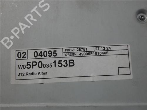Radio SEAT ALTEA (5P1) 1.6 TDI | BP24555923E6 