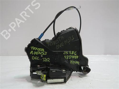 Used Front left lock TOYOTA AVENSIS Saloon (_T27_) 2.2 D-4D (ADT271_, ADT271R) (150 hp) 24556474