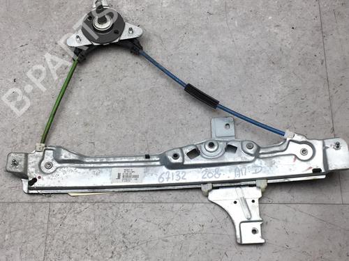 Used Rear right window mechanism PEUGEOT 208 I (CA_, CC_) 1.6 HDi (92 hp) 25534830