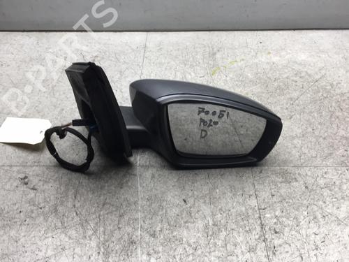 Used Right mirror VW POLO V (6R1, 6C1) 1.2 TDI (75 hp) 25570641