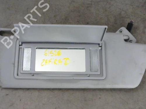 Used Right sun visor OPEL ZAFIRA / ZAFIRA FAMILY B (A05) 1.9 CDTI (M75) (100 hp) 25559594