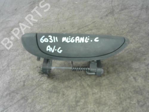 Used Front left exterior door handle RENAULT MEGANE I Coach (DA0/1_) 1.6 16V (DA0B, DA04, DA11) (107 hp) 25584207