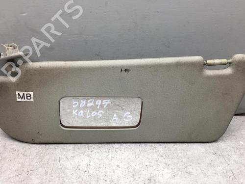 Used Left sun visor Left sun visor CHEVROLET AVEO / KALOS Hatchback (T250, T255) 1.2 (72 hp) 25577007 25577007