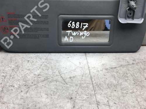 Used Right sun visor Right sun visor RENAULT TWINGO I (C06_) 1.2 16V (C060) (60 hp) 25575830 25575830