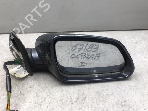 Right mirror SKODA OCTAVIA II Combi (1Z5) 1.9 TDI | BP25555552C27 