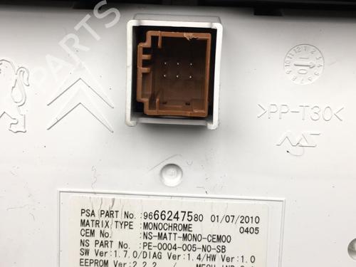 Used Instrument cluster PEUGEOT 5008 (0U_, 0E_) 1.6 HDi (112 hp) 25533997