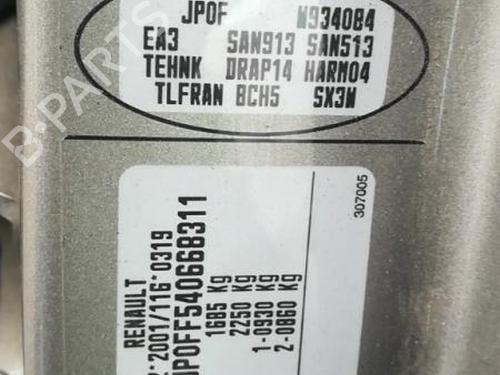 Front left window mechanism RENAULT MODUS / GRAND MODUS (F/JP0_) 1.5 dCi (JP0G, JP0H) | BP25553467C22 