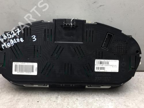 Instrument cluster RENAULT MEGANE III Coupe (DZ0/1_) 1.5 dCi (DZ09, DZ0D, DZ1F, DZ1G, DZ14, DZ29) | BP25514291C47 
