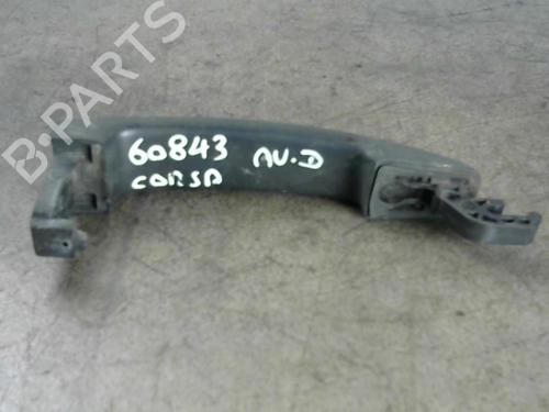 Used Front right exterior door handle OPEL CORSA D (S07) 1.2 (L08, L68) (86 hp) 25555382
