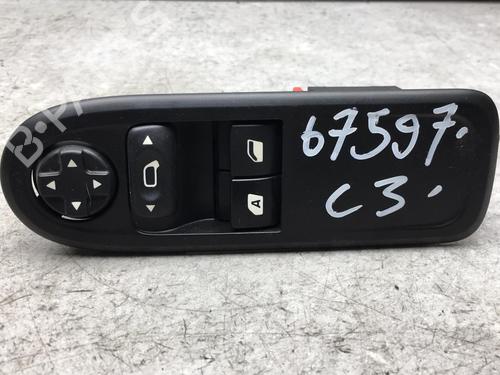 Used Left front window switch Left front window switch CITROËN C3 II (SC_) 1.0 VTi 68 (68 hp) 25514189 25514189