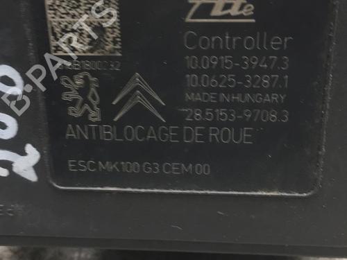 ABS pump PEUGEOT 208 I (CA_, CC_) 1.6 HDi / BlueHDi 75 | BP25565809M43