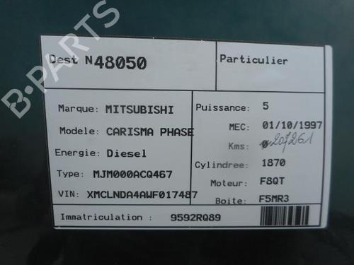 Used Parts MITSUBISHI CARISMA (DA_) 1.9 TD (DA4A) (90 hp) 2497478