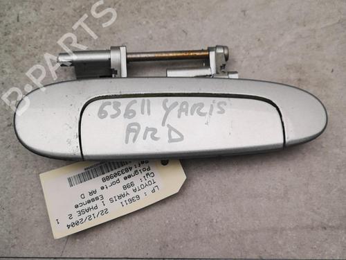 Türgriff hinten rechts außen für TOYOTA YARIS (_P1_) 1.0 (SCP10_, SCP10R) (65 hp) 25578979