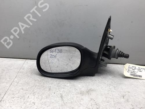 Used Left mirror PEUGEOT 206 Hatchback (2A/C) 1.9 D (69 hp) 25556462