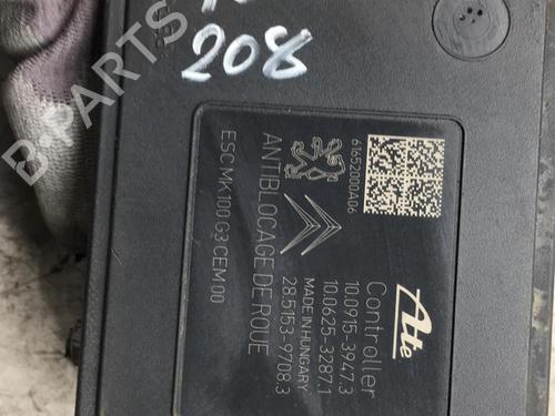 Used ABS pump PEUGEOT 208 I (CA_, CC_) 1.6 HDi / BlueHDi 75 (75 hp) 25529322