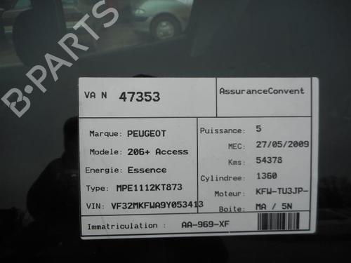 Ignition barrel PEUGEOT 206+ (2L_, 2M_) 1.4 i | BP25558351M48 - Image 16
