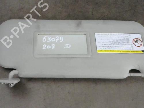 Used Right sun visor PEUGEOT 207 (WA_, WC_) 1.6 16V VTi (120 hp) 25519861