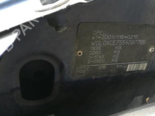 Rear fog light OPEL MERIVA A MPV (X03) 1.7 CDTI (E75) | BP25580455C37 