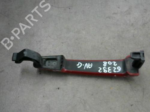 Used Front left exterior door handle PEUGEOT 208 I (CA_, CC_) 1.6 HDi / BlueHDi 75 (75 hp) 25523785