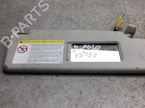 Used Right sun visor VW POLO V (6R1, 6C1) 1.6 TDI (90 hp) 25571192