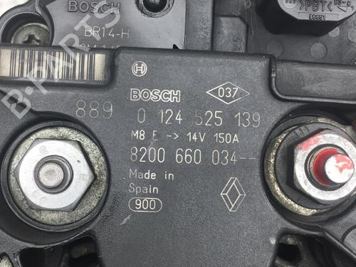 Alternator RENAULT KANGOO / GRAND KANGOO II (KW0/1_) 1.5 dCi 90 (KW05, KW08, KW0G, KW11) | BP25520392M7 