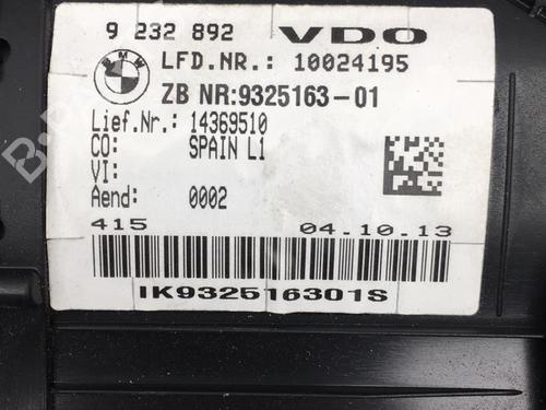 instrument-cluster-bmw-1-f20-2011-2012-2013-2014-2015-2016-2017-2018-2019-25575535 main image