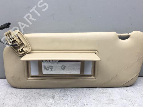 Used Left sun visor Left sun visor PEUGEOT 407 (6D_) 2.0 HDi 135 (6DRHRH, 6DRHRE, 6DRHRG, 6DRHRJ) (136 hp) 25520298 25520298