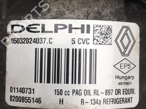 Used AC compressor RENAULT MEGANE II Coupé-Cabriolet (EM0/1_) 2.0 dCi (150 hp) 25555580