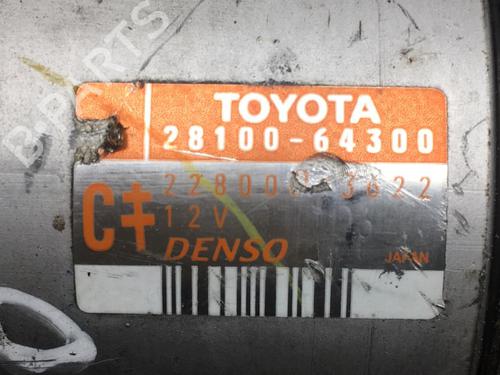Startmotor TOYOTA RAV 4 II (_A2_) 2.0 D 4WD (CLA20_, CLA21_, CLA20R, CLA21R) (116 hp) 25580120