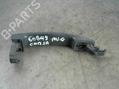 Used Front left exterior door handle OPEL CORSA D (S07) 1.2 (L08, L68) (86 hp) 25555381