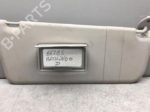 Used Right sun visor CITROËN BERLINGO / BERLINGO FIRST MPV (MF_, GJK_, GFK_) 1.6 HDI 90 (MF9HX) (90 hp) 25580595