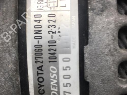Alternator TOYOTA YARIS (_P9_) 1.4 D-4D (NLP90_, NLP90R) | BP25525602M7 