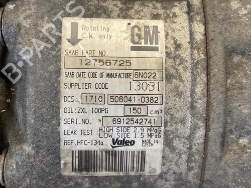 Used AC compressor SAAB 9-5 (YS3E) 1.9 TiD (150 hp) 25560720