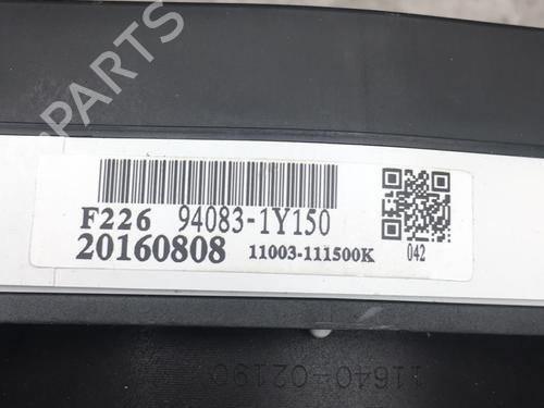 Used Instrument cluster Instrument cluster KIA PICANTO II (TA) 1.0 (67 hp) 25547352 25547352