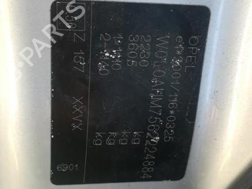 Rear left window mechanism OPEL ZAFIRA / ZAFIRA FAMILY B (A05) 1.9 CDTI (M75) | BP25515987C24 