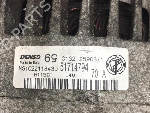 Used Alternator Alternator FIAT PUNTO (188_) 1.2 60 (188.030, .050, .130, .150, .230, .250) (60 hp) 25520426 25520426