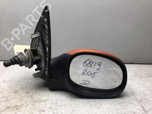 Used Right mirror PEUGEOT 206 Hatchback (2A/C) 1.9 D (69 hp) 25581033