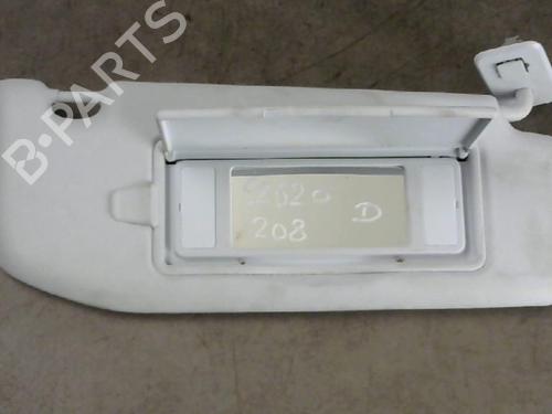 Used Right sun visor PEUGEOT 208 I (CA_, CC_) 1.6 HDi (92 hp) 25519882