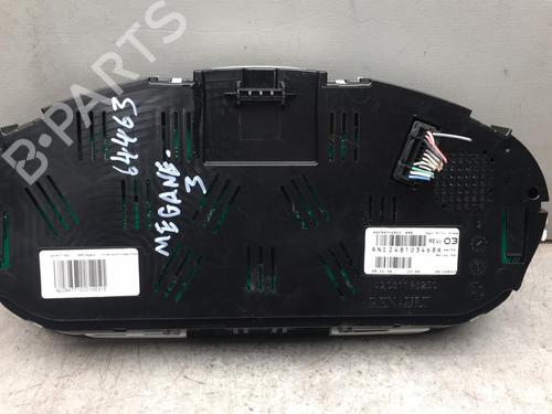Kombinert Instrument RENAULT MEGANE III Hatchback (BZ0/1_, B3_) 1.5 dCi (BZ09, BZ0D, BZ1W, BZ29, BZ14) (110 hp) 25525510