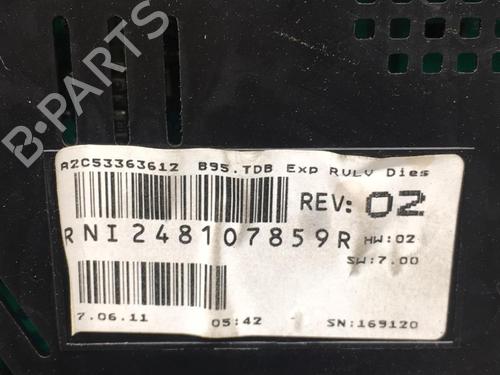 Compteur de vitesse RENAULT MEGANE III Hatchback (BZ0/1_, B3_) 1.5 dCi (BZ09, BZ0D, BZ1W, BZ29, BZ14) (110 hp) 25557437