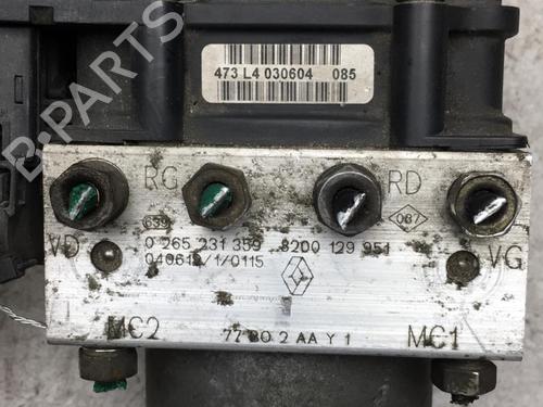 Used ABS pump RENAULT MODUS / GRAND MODUS (F/JP0_) 1.5 dCi (FP0E, JP0E) (65 hp) 25551364