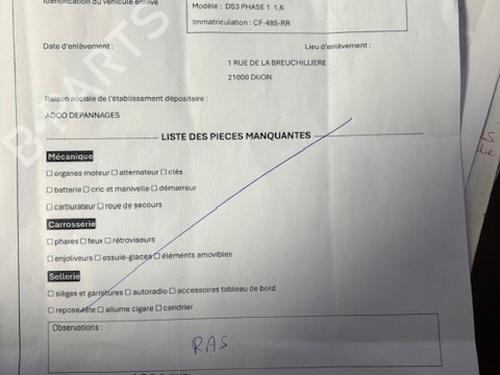 Steering column stalk CITROËN DS3 (SA_) 1.6 HDi 90 | BP30964790I23 - Image 37